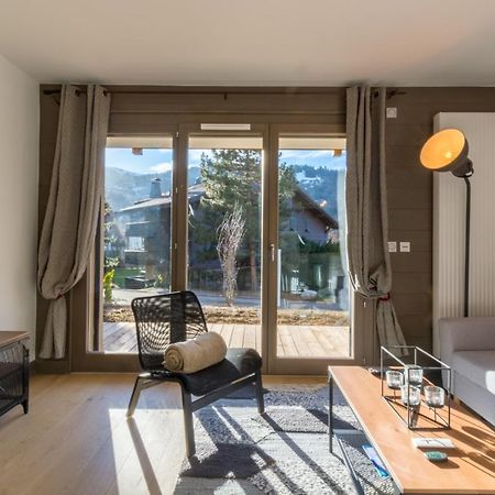 2 Pieces Vue Domaine Skiable Proche Arret Navette - Chalet Perrette Apartment Saint-Gervais-les-Bains Luaran gambar