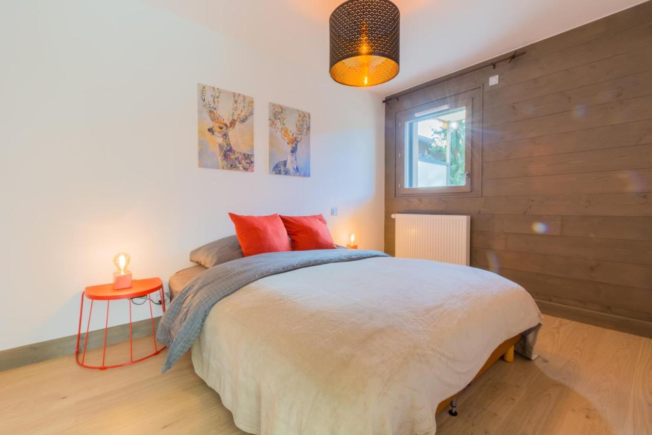 2 Pieces Vue Domaine Skiable Proche Arret Navette - Chalet Perrette Apartment Saint-Gervais-les-Bains Luaran gambar
