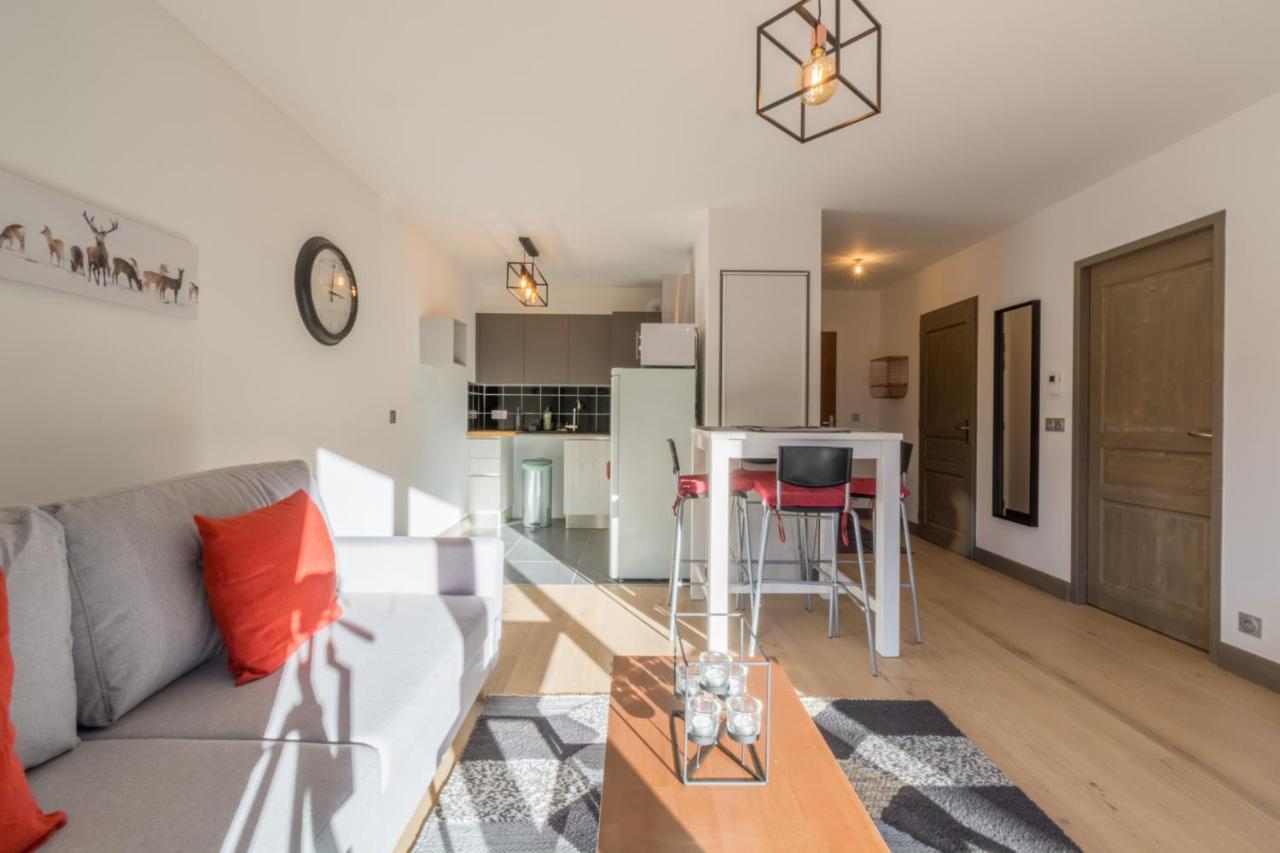 2 Pieces Vue Domaine Skiable Proche Arret Navette - Chalet Perrette Apartment Saint-Gervais-les-Bains Luaran gambar