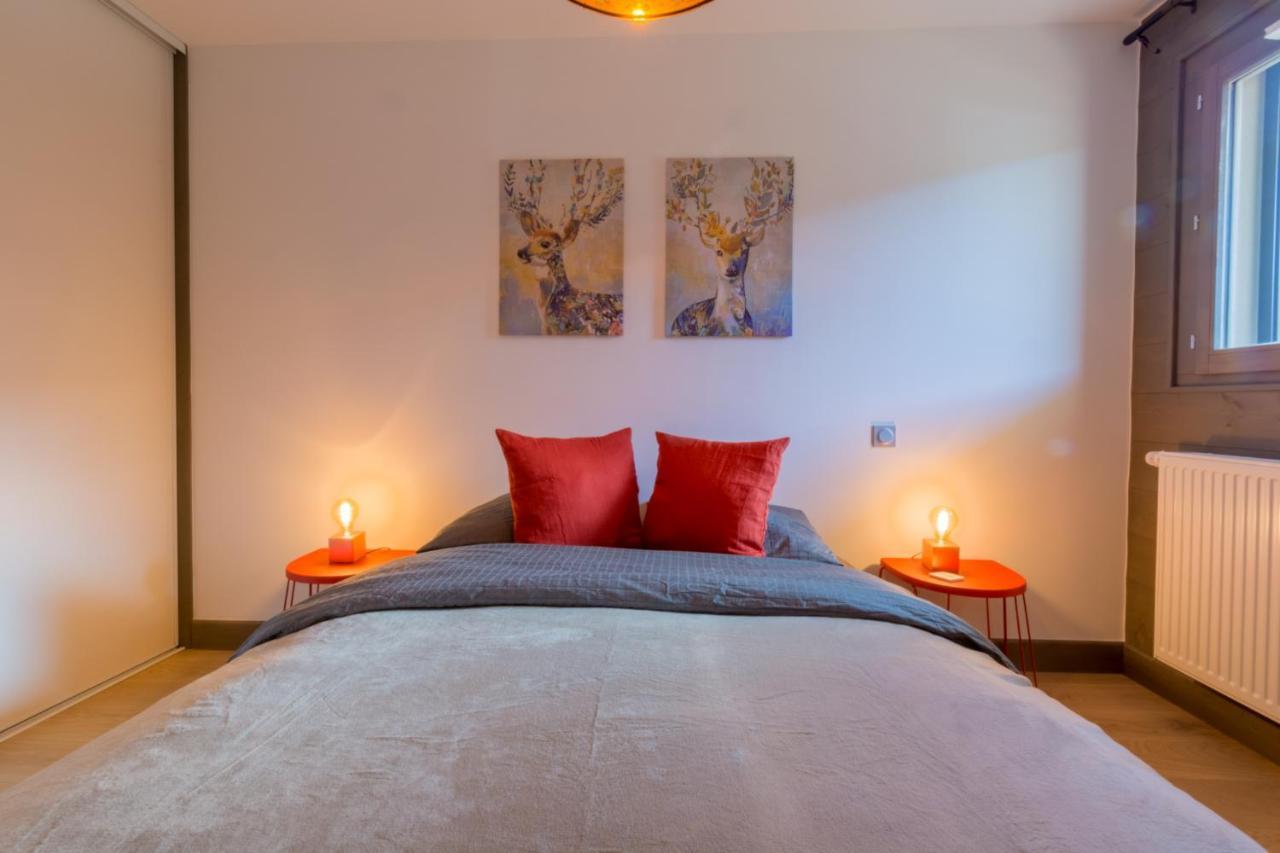 2 Pieces Vue Domaine Skiable Proche Arret Navette - Chalet Perrette Apartment Saint-Gervais-les-Bains Luaran gambar